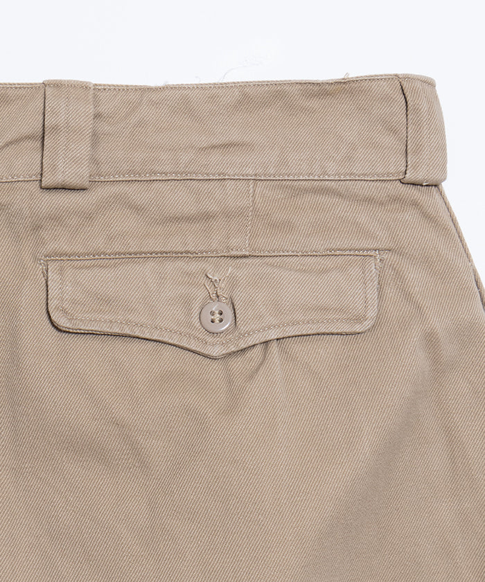 1950-60’s FRENCH ARMY M52 CHINO PANTS - 45 / フランス軍 M52 チノパンツ 45サイズ ビンテージ ヴィンテージ 古着 ミリタリーパンツ 通販 オンラインショップ 神奈川 鎌倉