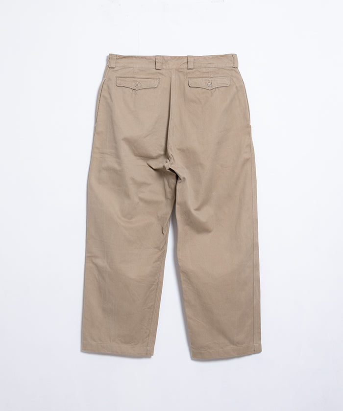 1950-60’s FRENCH ARMY M52 CHINO PANTS - 45 / フランス軍 M52 チノパンツ 45サイズ ビンテージ ヴィンテージ 古着 ミリタリーパンツ 通販 オンラインショップ 神奈川 鎌倉
