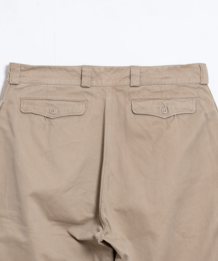 1950-60’s FRENCH ARMY M52 CHINO PANTS - 45 / フランス軍 M52 チノパンツ 45サイズ ビンテージ ヴィンテージ 古着 ミリタリーパンツ 通販 オンラインショップ 神奈川 鎌倉