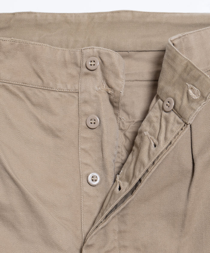 1950-60’s FRENCH ARMY M52 CHINO PANTS - 45 / フランス軍 M52 チノパンツ 45サイズ ビンテージ ヴィンテージ 古着 ミリタリーパンツ 通販 オンラインショップ 神奈川 鎌倉