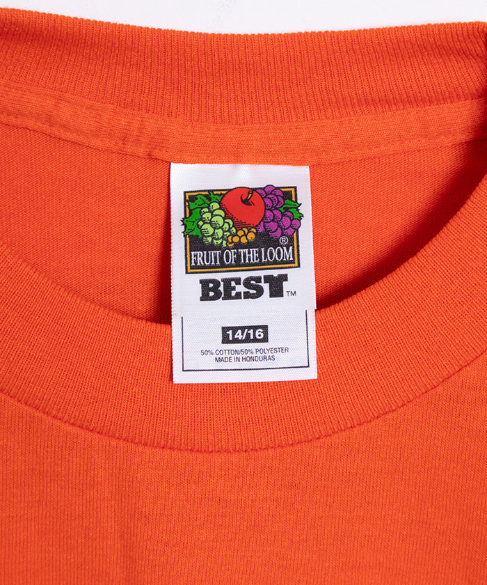 2000's FRUIT OF THE LOOM PLAIN TEE DEADSTOCK / フルーツオブザルーム プレーンTシャツ デッドストック オレンジ レディースサイズ 古着 オンラインショップ 通販