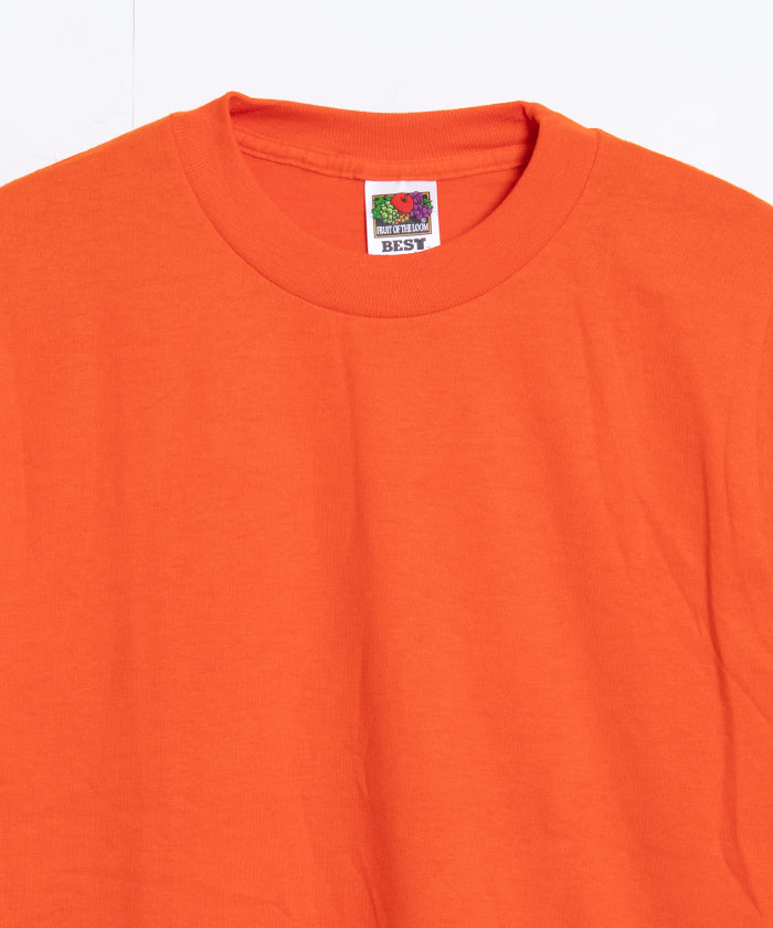 2000's FRUIT OF THE LOOM PLAIN TEE DEADSTOCK / フルーツオブザルーム プレーンTシャツ デッドストック オレンジ レディースサイズ 古着 オンラインショップ 通販