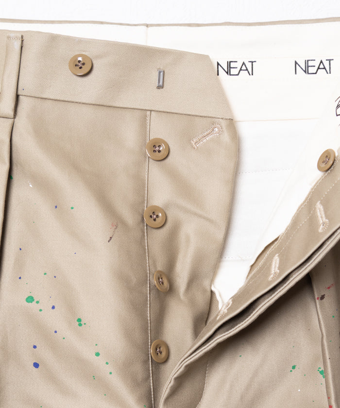 【NEAT】GIZA COTTON MOLESKIN WIDE PAINT - BEIGE / ニート ギザコットン モールスキン ワイド ペイント 正規取扱店 神奈川 鎌倉 2025AW 2025秋冬 オンラインショップ 通販
