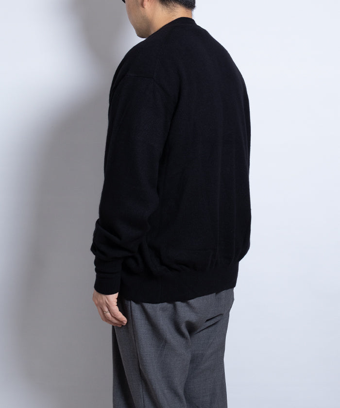 【HERILL】GOLDEN CASH CARDIGAN / ヘリル ゴールデンキャッシュカシミア ニット カーディガン ブラック 2025AW 2025秋冬 正規取扱店 神奈川 鎌倉 オンラインショップ 通販