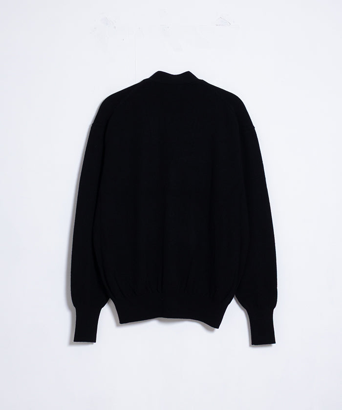 【HERILL】GOLDEN CASH CARDIGAN / ヘリル ゴールデンキャッシュカシミア ニット カーディガン ブラック 2025AW 2025秋冬 正規取扱店 神奈川 鎌倉 オンラインショップ 通販