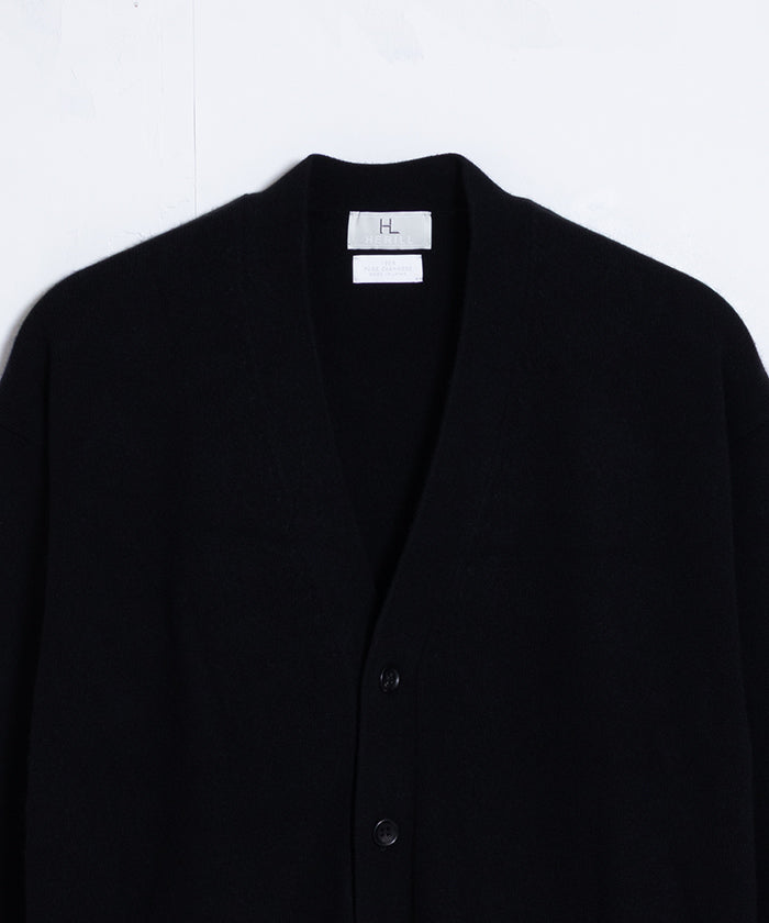【HERILL】GOLDEN CASH CARDIGAN / ヘリル ゴールデンキャッシュカシミア ニット カーディガン ブラック 2025AW 2025秋冬 正規取扱店 神奈川 鎌倉 オンラインショップ 通販