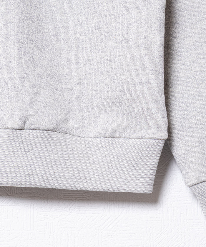 【INTÉRIM】HENRY LOOP WHEEL SWEAT SHIRT / インテリム ヘンリーネック スウェット 吊り編み 2025AW 2025秋冬 正規取扱店 神奈川 鎌倉 オンラインショップ 通販