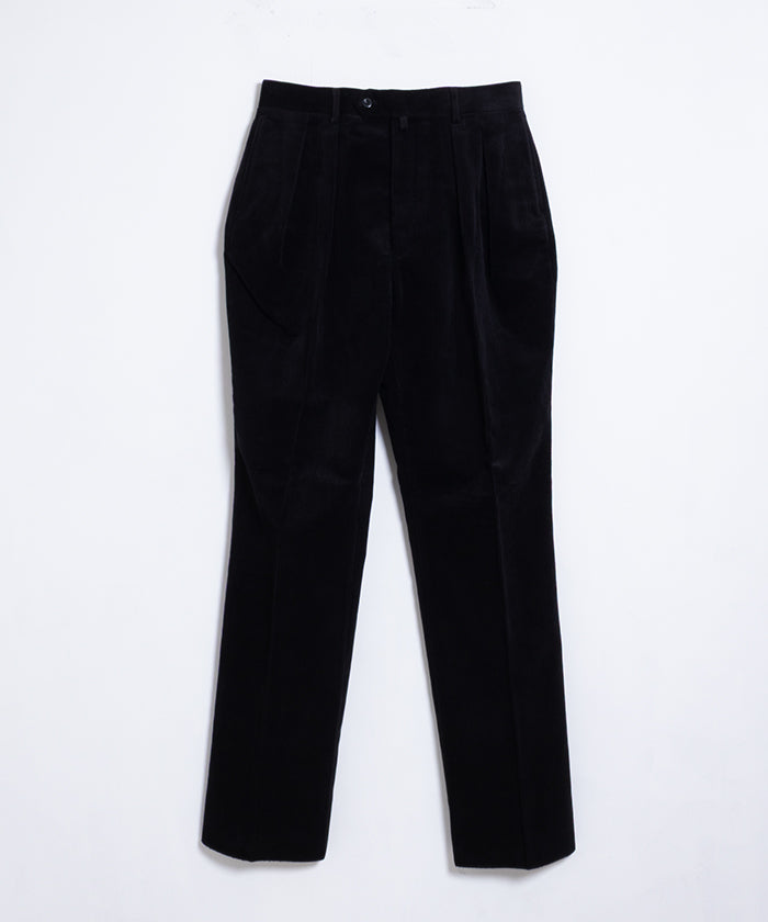 【NEAT】HIGHDENSITY CORDRUOY WIDE ‐ BLACK / ニート ハイデンシティ コーデュロイ ワイド ブラック 2025AW 2025秋冬 正規取扱店 神奈川 鎌倉 オンラインショップ 通販 太畝コーデュロイパンツ