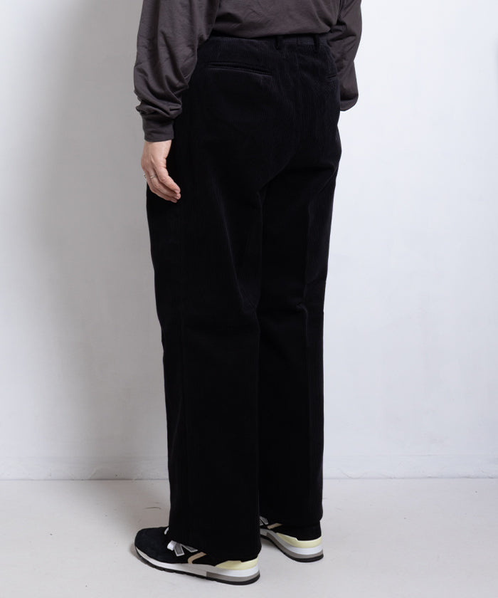 HIGHDENSITY CORDRUOY WIDE - BLACK