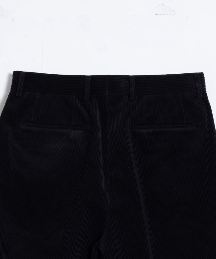 【NEAT】HIGHDENSITY CORDRUOY WIDE ‐ BLACK / ニート ハイデンシティ コーデュロイ ワイド ブラック 2025AW 2025秋冬 正規取扱店 神奈川 鎌倉 オンラインショップ 通販 太畝コーデュロイパンツ