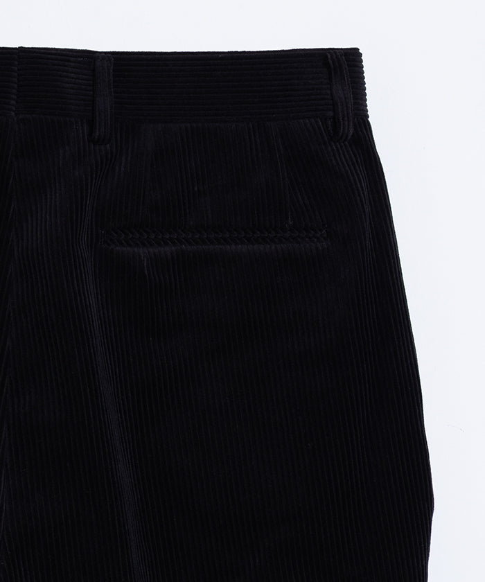 【NEAT】HIGHDENSITY CORDRUOY WIDE ‐ BLACK / ニート ハイデンシティ コーデュロイ ワイド ブラック 2025AW 2025秋冬 正規取扱店 神奈川 鎌倉 オンラインショップ 通販 太畝コーデュロイパンツ