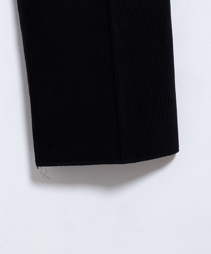 【NEAT】HIGHDENSITY CORDRUOY WIDE ‐ BLACK / ニート ハイデンシティ コーデュロイ ワイド ブラック 2025AW 2025秋冬 正規取扱店 神奈川 鎌倉 オンラインショップ 通販 太畝コーデュロイパンツ