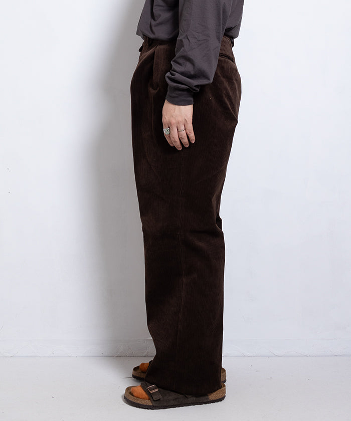 HIGHDENSITY CORDRUOY WIDE - BROWN