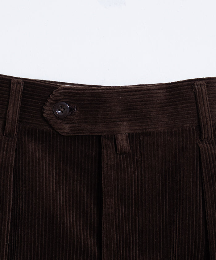 【NEAT】HIGHDENSITY CORDRUOY WIDE ‐ BROWN / ニート ハイデンシティ コーデュロイ ワイド ブラウン 2025AW 2025秋冬 正規取扱店 神奈川 鎌倉 オンラインショップ 通販 太畝コーデュロイパンツ