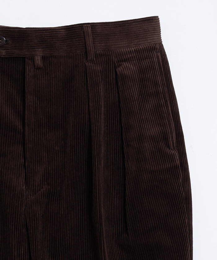 【NEAT】HIGHDENSITY CORDRUOY WIDE ‐ BROWN / ニート ハイデンシティ コーデュロイ ワイド ブラウン 2025AW 2025秋冬 正規取扱店 神奈川 鎌倉 オンラインショップ 通販 太畝コーデュロイパンツ