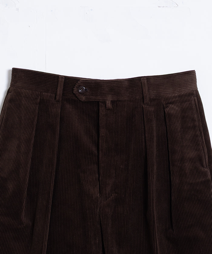【NEAT】HIGHDENSITY CORDRUOY WIDE ‐ BROWN / ニート ハイデンシティ コーデュロイ ワイド ブラウン 2025AW 2025秋冬 正規取扱店 神奈川 鎌倉 オンラインショップ 通販 太畝コーデュロイパンツ