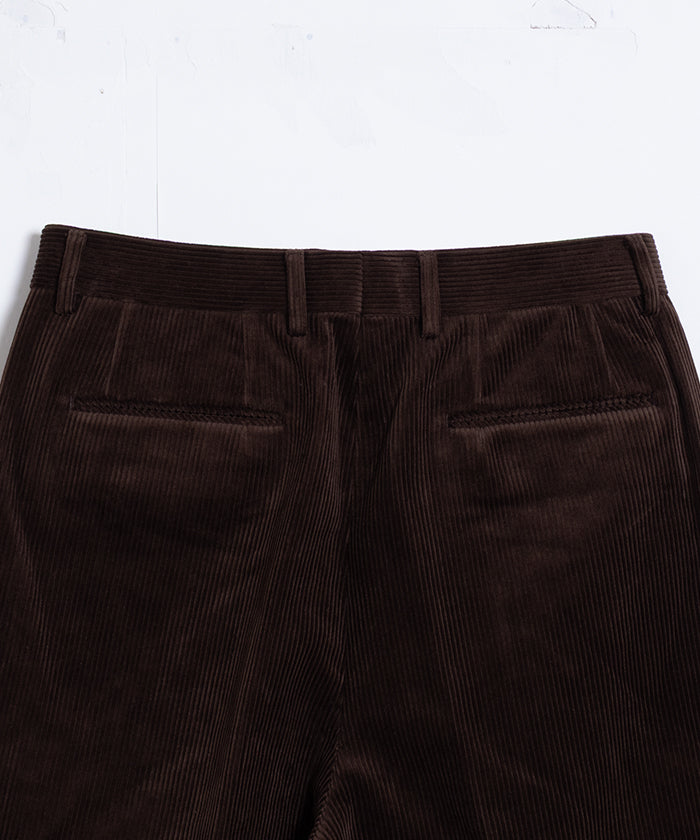 【NEAT】HIGHDENSITY CORDRUOY WIDE ‐ BROWN / ニート ハイデンシティ コーデュロイ ワイド ブラウン 2025AW 2025秋冬 正規取扱店 神奈川 鎌倉 オンラインショップ 通販 太畝コーデュロイパンツ