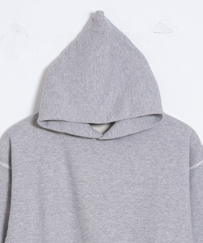 【HERILL】HOODED SWEAT SHIRTS - TOP GREY / ヘリル フーデッド スウェットシャツ トップグレー 2025AW 2025秋冬 正規取扱店 神奈川 鎌倉 オンラインショップ 通販 フード付きパーカ フーディー