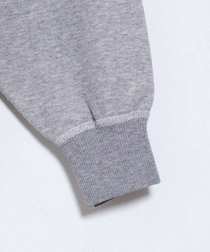 【HERILL】HOODED SWEAT SHIRTS - TOP GREY / ヘリル フーデッド スウェットシャツ トップグレー 2025AW 2025秋冬 正規取扱店 神奈川 鎌倉 オンラインショップ 通販 フード付きパーカ フーディー
