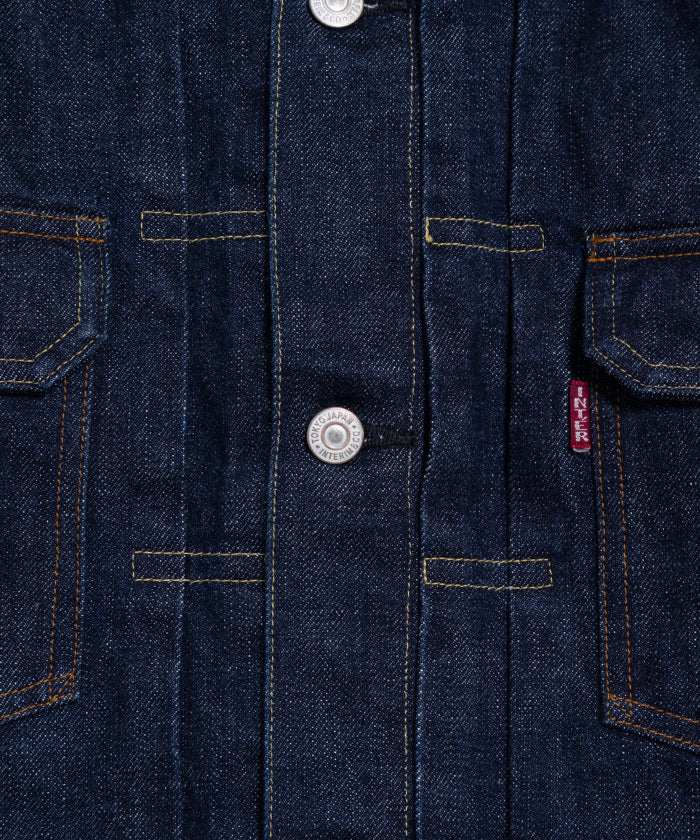 【INTÉRIM】HYPER BIG 2ND SHUTTLE DENIM SIDE PANEL JACKET / インテリム ハイパービッグ セカンド シャトルデニム サイドパネル デニムジャケット 2025SS 2025春夏 正規取扱店 神奈川 鎌倉 オンラインショップ 通販