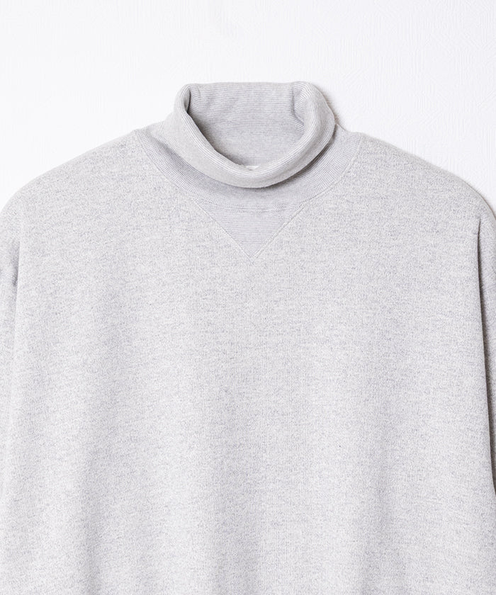 HYPER BIG HIGH NECK BOTH V-GAZETTE LOOP WHEEL SWEAT SHIRT