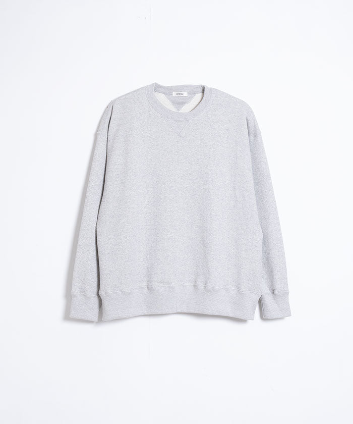 【INTÉRIM】HYPER BIG LOOP WHEEL BOTH V-GAZETTE SWEAT SHIRT / インテリム ハイパービッグ  ループウィール 両Vガゼット スウェット クルー