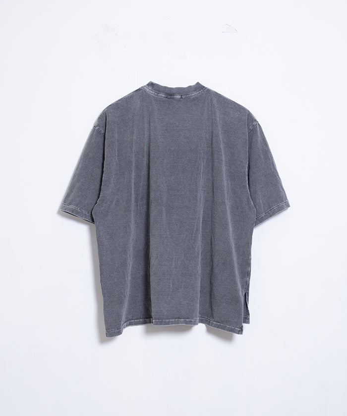 【INTÉRIM】HYPER BIG VINTAGE FADE BLACK POCKET T-SHIRT ‐ LIGHT BLACK /インテリム ハイパービッグ ヴィンテージ フェード ブラック ポケットTシャツ ビンテージ加工 2025SS 2025春夏 正規取扱店 神奈川 鎌倉 オンラインショップ 通販