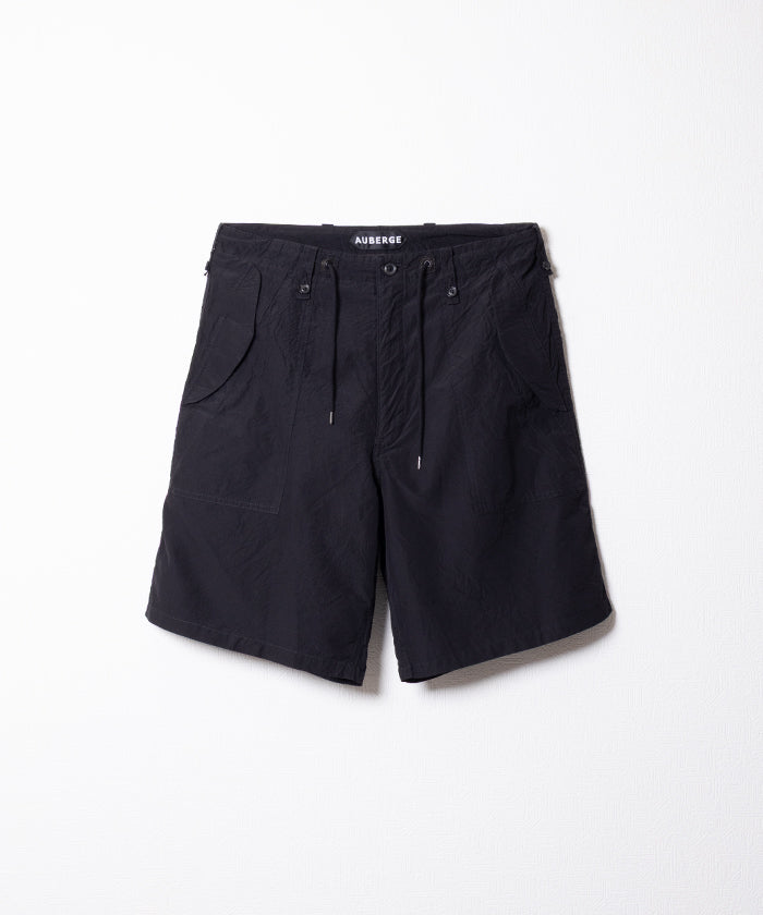 新品未使用 オーベルジュ ショーツ ilyan AUBERGE サイズ42 AUBERGE】ILYAN - BLACK × D.BROWN CHECK / オーベルジュ イリアン