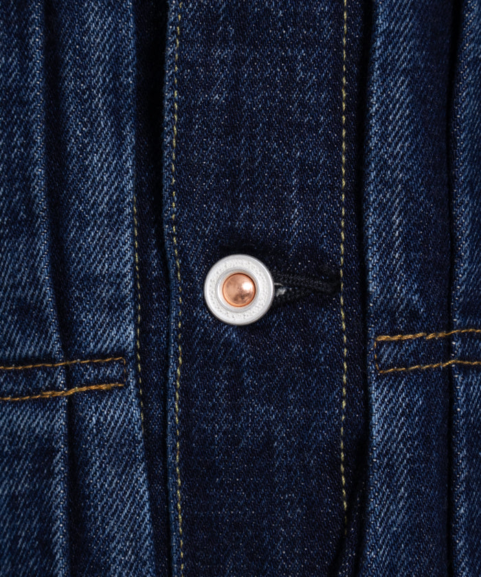 【HERILL】ISLANDDENIM XX JACKET - VINTAGE WORN / ヘリル アイランドデニム XX ジャケット ヴィンテージ加工 2025AW 2025秋冬 正規取扱店 神奈川 鎌倉 オンラインショップ 通販 デニムジャケット 506XX 1st ファーストタイプ