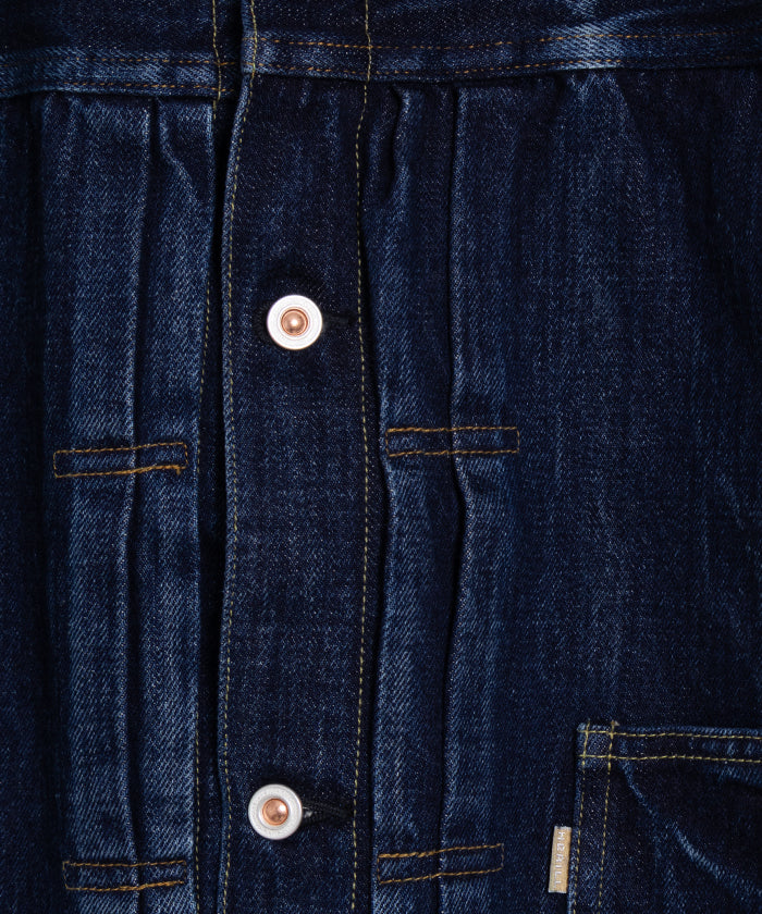【HERILL】ISLANDDENIM XX JACKET - VINTAGE WORN / ヘリル アイランドデニム XX ジャケット ヴィンテージ加工 2025AW 2025秋冬 正規取扱店 神奈川 鎌倉 オンラインショップ 通販 デニムジャケット 506XX 1st ファーストタイプ