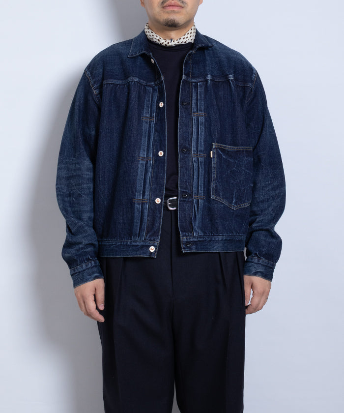 【HERILL】ISLANDDENIM XX JACKET - VINTAGE WORN / ヘリル アイランドデニム XX ジャケット ヴィンテージ加工 2025AW 2025秋冬 正規取扱店 神奈川 鎌倉 オンラインショップ 通販 デニムジャケット 506XX 1st ファーストタイプ