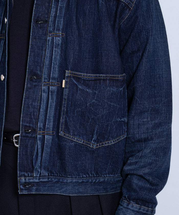 【HERILL】ISLANDDENIM XX JACKET - VINTAGE WORN / ヘリル アイランドデニム XX ジャケット ヴィンテージ加工 2025AW 2025秋冬 正規取扱店 神奈川 鎌倉 オンラインショップ 通販 デニムジャケット 506XX 1st ファーストタイプ
