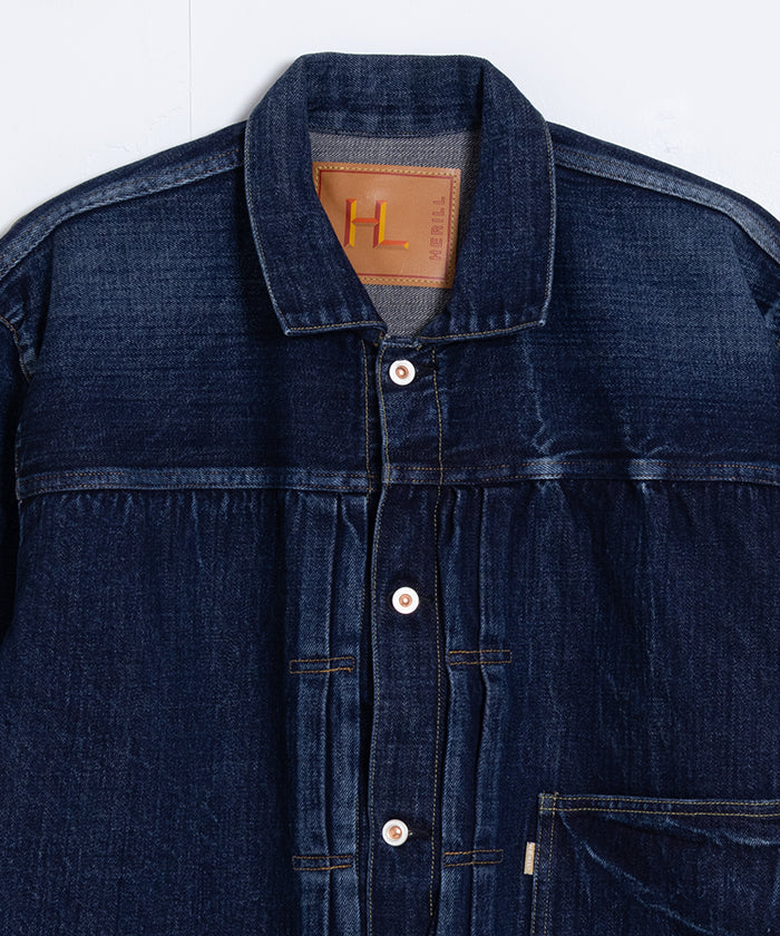 【HERILL】ISLANDDENIM XX JACKET - VINTAGE WORN / ヘリル アイランドデニム XX ジャケット ヴィンテージ加工 2025AW 2025秋冬 正規取扱店 神奈川 鎌倉 オンラインショップ 通販 デニムジャケット 506XX 1st ファーストタイプ