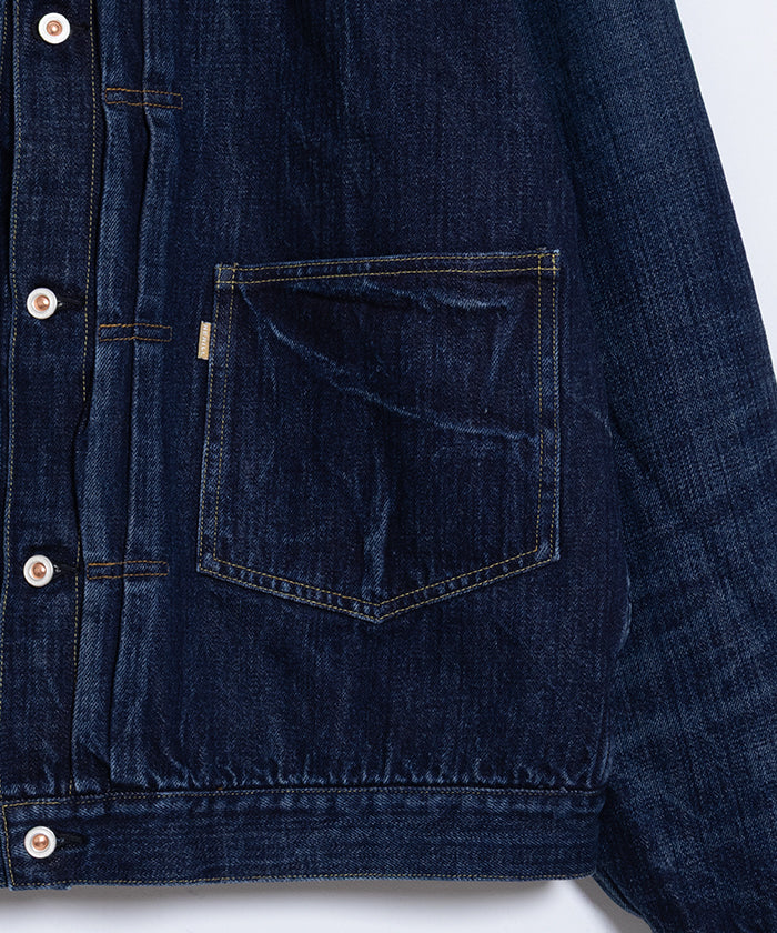 【HERILL】ISLANDDENIM XX JACKET - VINTAGE WORN / ヘリル アイランドデニム XX ジャケット ヴィンテージ加工 2025AW 2025秋冬 正規取扱店 神奈川 鎌倉 オンラインショップ 通販 デニムジャケット 506XX 1st ファーストタイプ