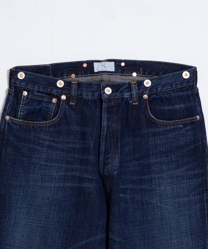 【HERILL】ISLANDDENIM XX JEANS - VINTAGE WORN / ヘリル アイランドデニム XX ジーンズ ヴィンテージ加工 2025AW 2025秋冬 正規取扱店 神奈川 鎌倉 オンラインショップ 通販 デニム パンツ