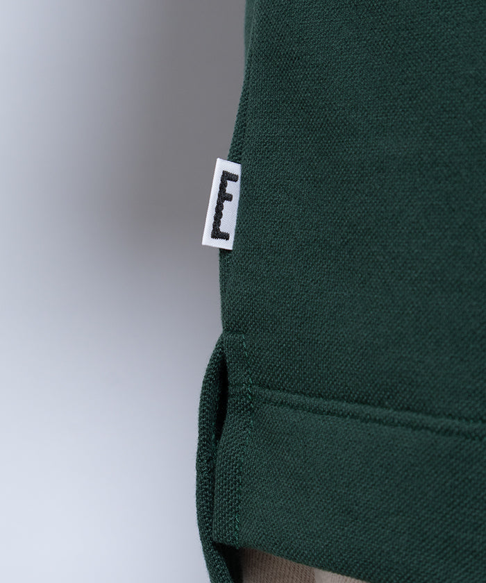 【EMON】KATAKURI - GREEN / エモン カタクリ モックネックTシャツ グリーン 緑 コットン 鹿の子素材 正規取扱店 神奈川 鎌倉 オンラインショップ 通販