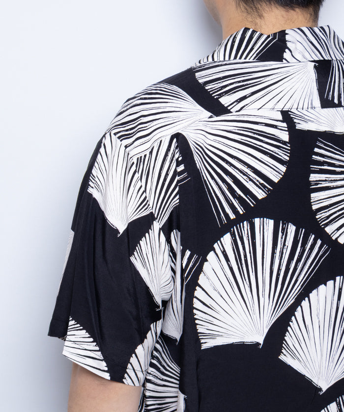 【Aloha Blossom】KUBA - BLACK / アロハブロッサム クバ レーヨン アロハシャツ ブラック 黒 2025SS 2025春夏 正規取扱店 神奈川 鎌倉 オンラインショップ 通販