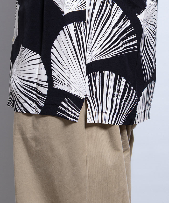 【Aloha Blossom】KUBA - BLACK / アロハブロッサム クバ レーヨン アロハシャツ ブラック 黒 2025SS 2025春夏 正規取扱店 神奈川 鎌倉 オンラインショップ 通販
