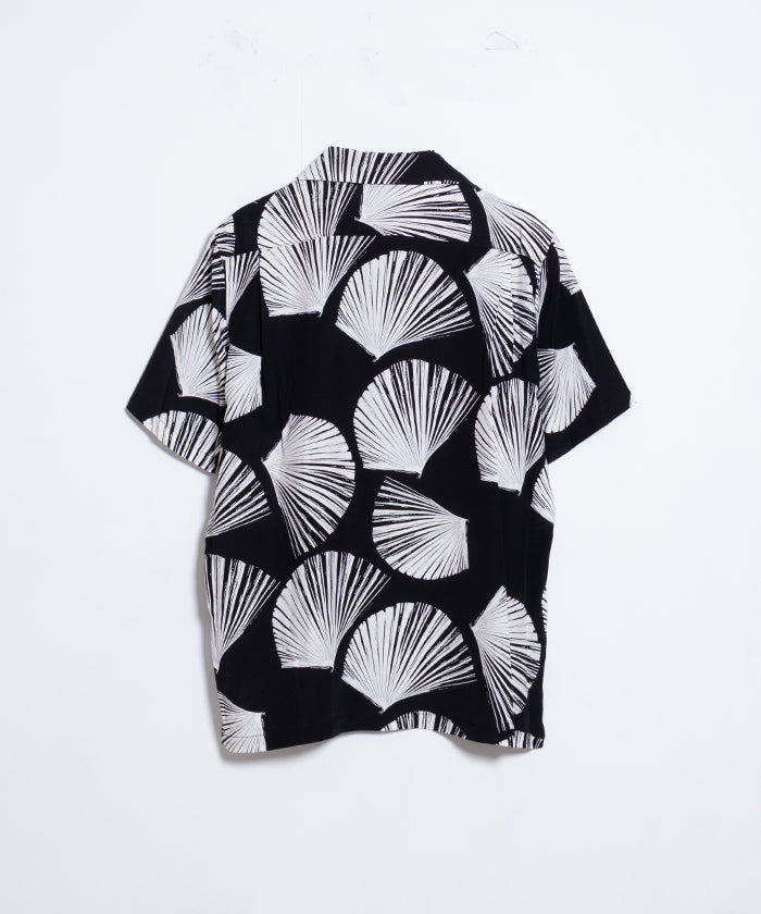 【Aloha Blossom】KUBA - BLACK / アロハブロッサム クバ レーヨン アロハシャツ ブラック 黒 2025SS 2025春夏 正規取扱店 神奈川 鎌倉 オンラインショップ 通販