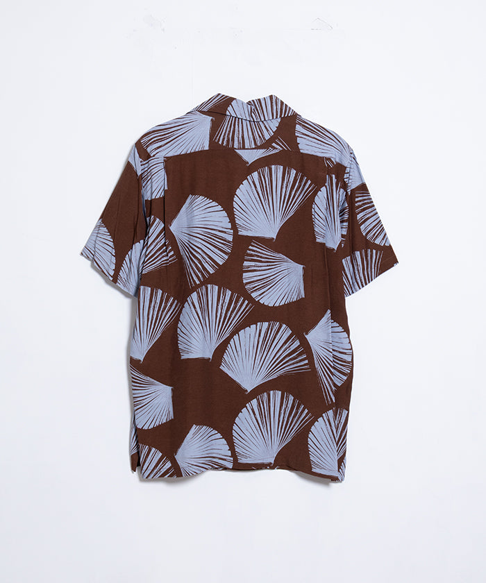 【Aloha Blossom】KUBA - BROWN / アロハブロッサム クバ レーヨン アロハシャツ ブラウン 2025SS 2025春夏 正規取扱店 神奈川 鎌倉 オンラインショップ 通販
