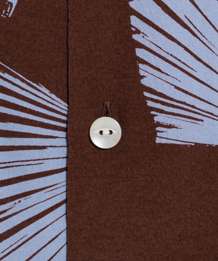 【Aloha Blossom】KUBA - BROWN / アロハブロッサム クバ レーヨン アロハシャツ ブラウン 2025SS 2025春夏 正規取扱店 神奈川 鎌倉 オンラインショップ 通販