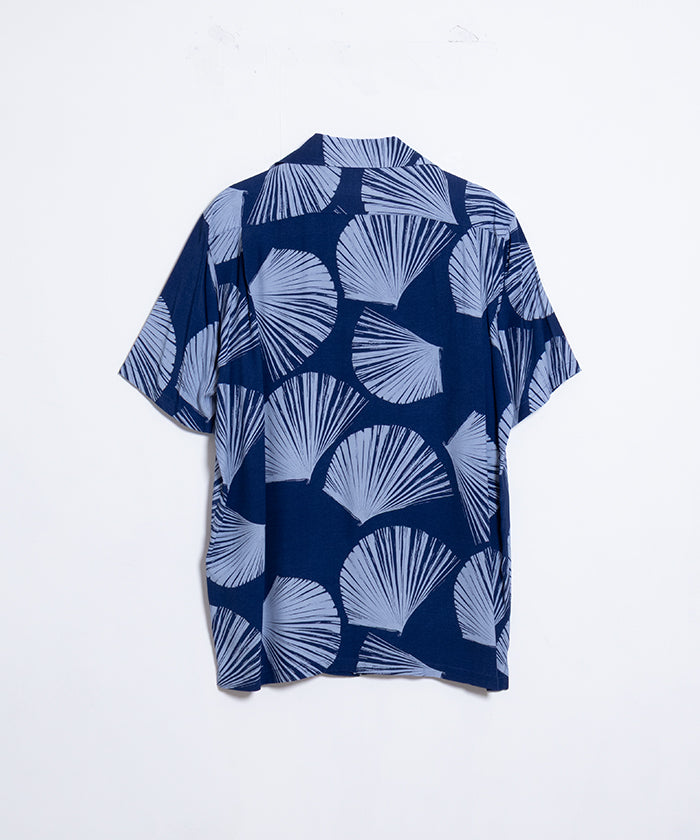 【Aloha Blossom】KUBA - NAVY / アロハブロッサム クバ レーヨン アロハシャツ ネイビー 2025SS 2025春夏 正規取扱店 神奈川 鎌倉 オンラインショップ 通販