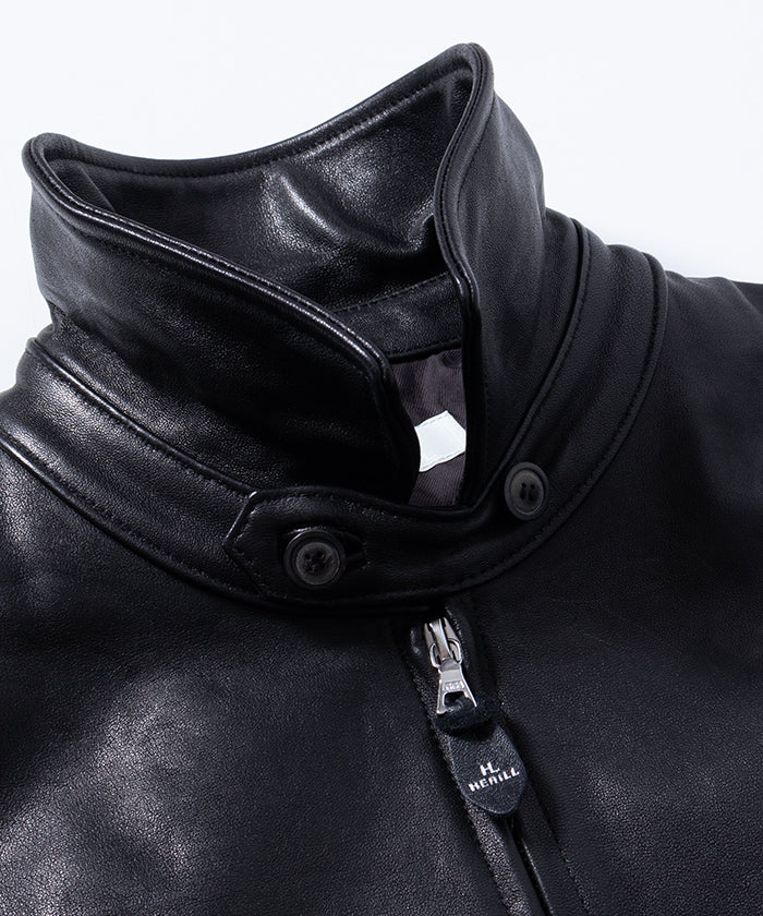 【HERILL】LAMB LEATHER JACKET / ヘリル ラムレザージャケット 2025AW 2025秋冬 正規取扱店 神奈川 鎌倉オンラインショップ 通販