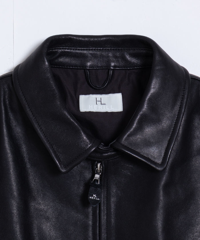 【HERILL】LAMB LEATHER JACKET / ヘリル ラムレザージャケット 2025AW 2025秋冬 正規取扱店 神奈川 鎌倉オンラインショップ 通販