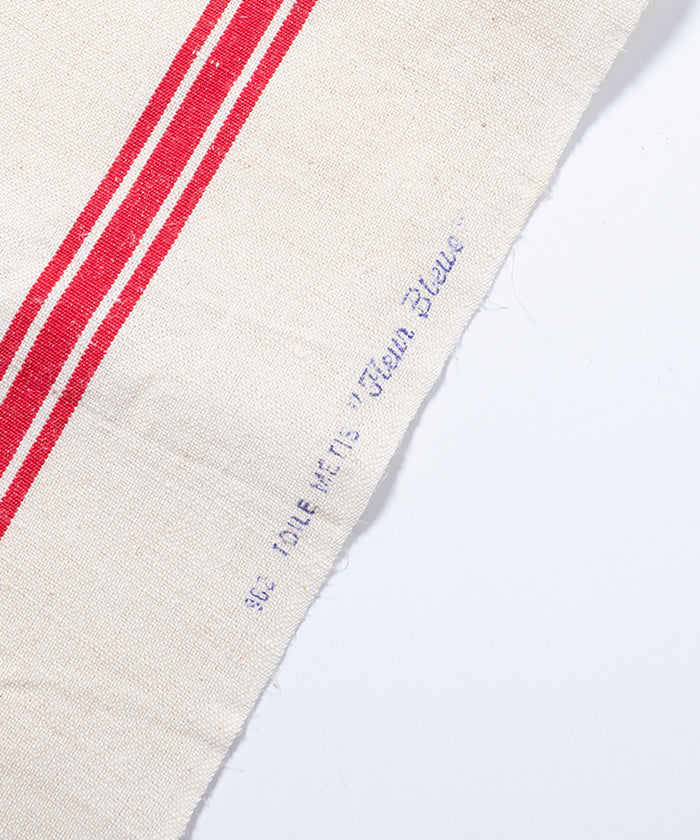 VINTAGE COTTON LINEN CLOTH NAPKINS MADE IN FRANCE DEADSTOCK / フランス製 コットン リネン クロス ナプキン デッドストック フルールブルー トーション 通販 オンラインショップ 神奈川 鎌倉 フレンチリネン フランスリネン