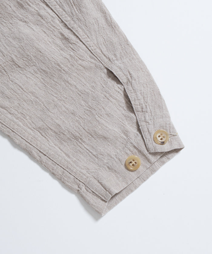 【HERILL】LINEN P41 COVERALL JACKET - NATURAL / ヘリル リネン P41 カバーオール ジャケット 2026ss 2026春夏 正規取扱店 神奈川 鎌倉 ARZACH KAMAKURA オンラインショップ 通販