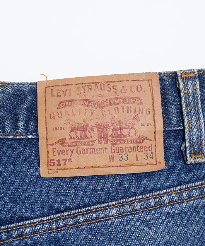 1990’s Levi's 517 MADE IN USA 33 × 34 / ヴィンテージ リーバイス 517 デニム パンツ アメリカ製 古着 オンラインショップ 通販 神奈川 鎌倉