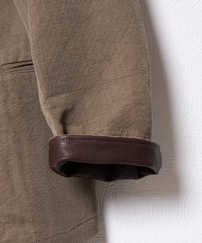 【AUBERGE】NADAR - BEIGE / オーベルジュ ナダール カバードクロス ジャケット サックコート ベージュ 2025AW 2025秋冬 正規取扱店 神奈川 鎌倉 オンラインショップ 通販