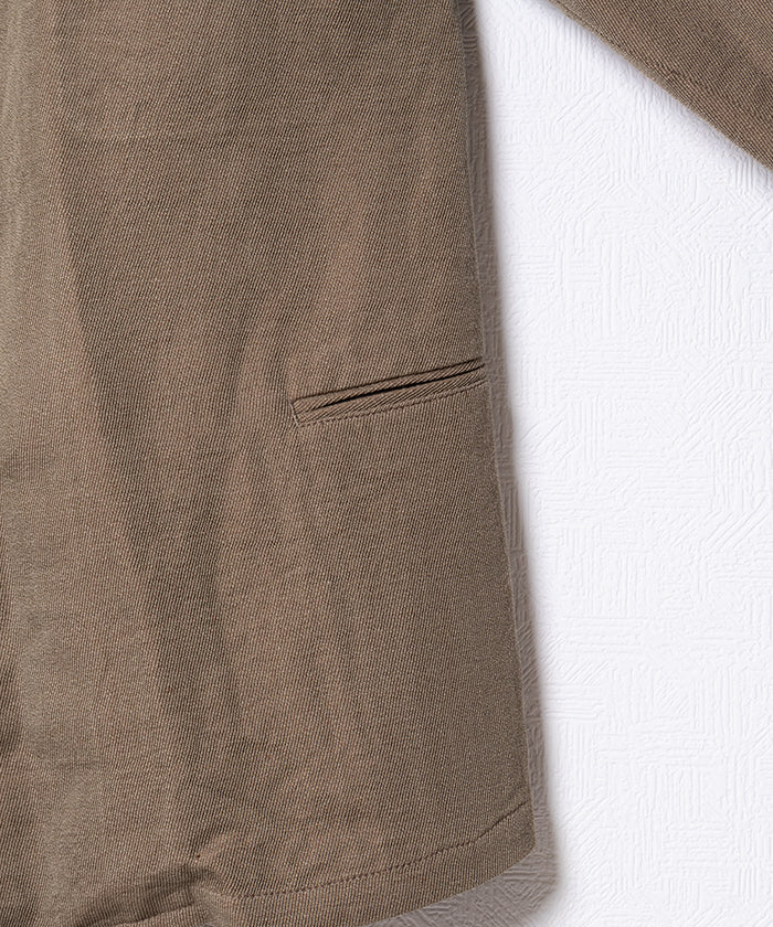 【AUBERGE】NADAR - BEIGE / オーベルジュ ナダール カバードクロス ジャケット サックコート ベージュ 2025AW 2025秋冬 正規取扱店 神奈川 鎌倉 オンラインショップ 通販