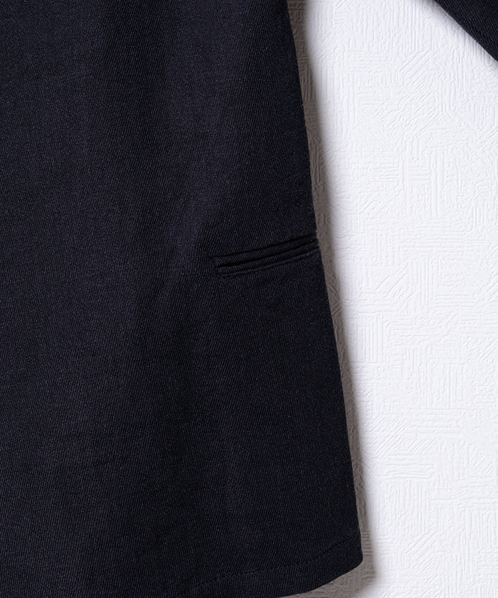 【AUBERGE】NADAR - NAVY / オーベルジュ ナダール カバードクロス ジャケット サックコート ネイビー 2025AW 2025秋冬 正規取扱店 神奈川 鎌倉 オンラインショップ 通販